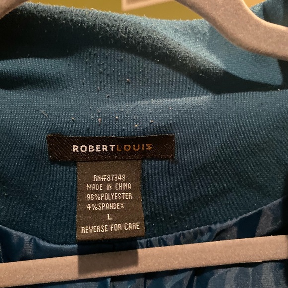 Teal Blazer. Size L. - Picture 6 of 6